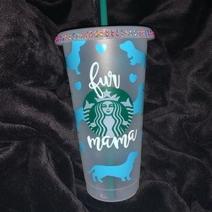 24oz blue dog Starbucks Tumbler